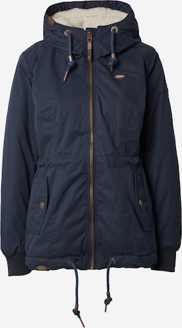 Ragwear Between-Seasons Parka 'DANKKA' in Blue: front