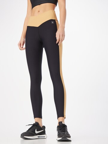 Hurley Slimfit Sportbroek in Zwart: voorkant