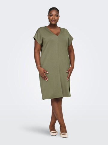 ONLY Carmakoma Jurk 'CARLise' in Groen: voorkant