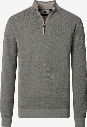 CASAMODA Pullover 'Basic' in Grün: Vorderseite