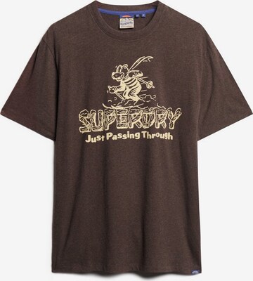 Superdry Shirt in Bruin: voorkant