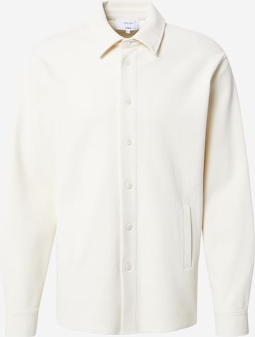 DAN FOX APPAREL قميص 'Franz' بلون أبيض: الأمام