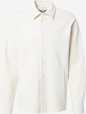 DAN FOX APPAREL - Ajuste regular Camisa 'Franz' en blanco: frente