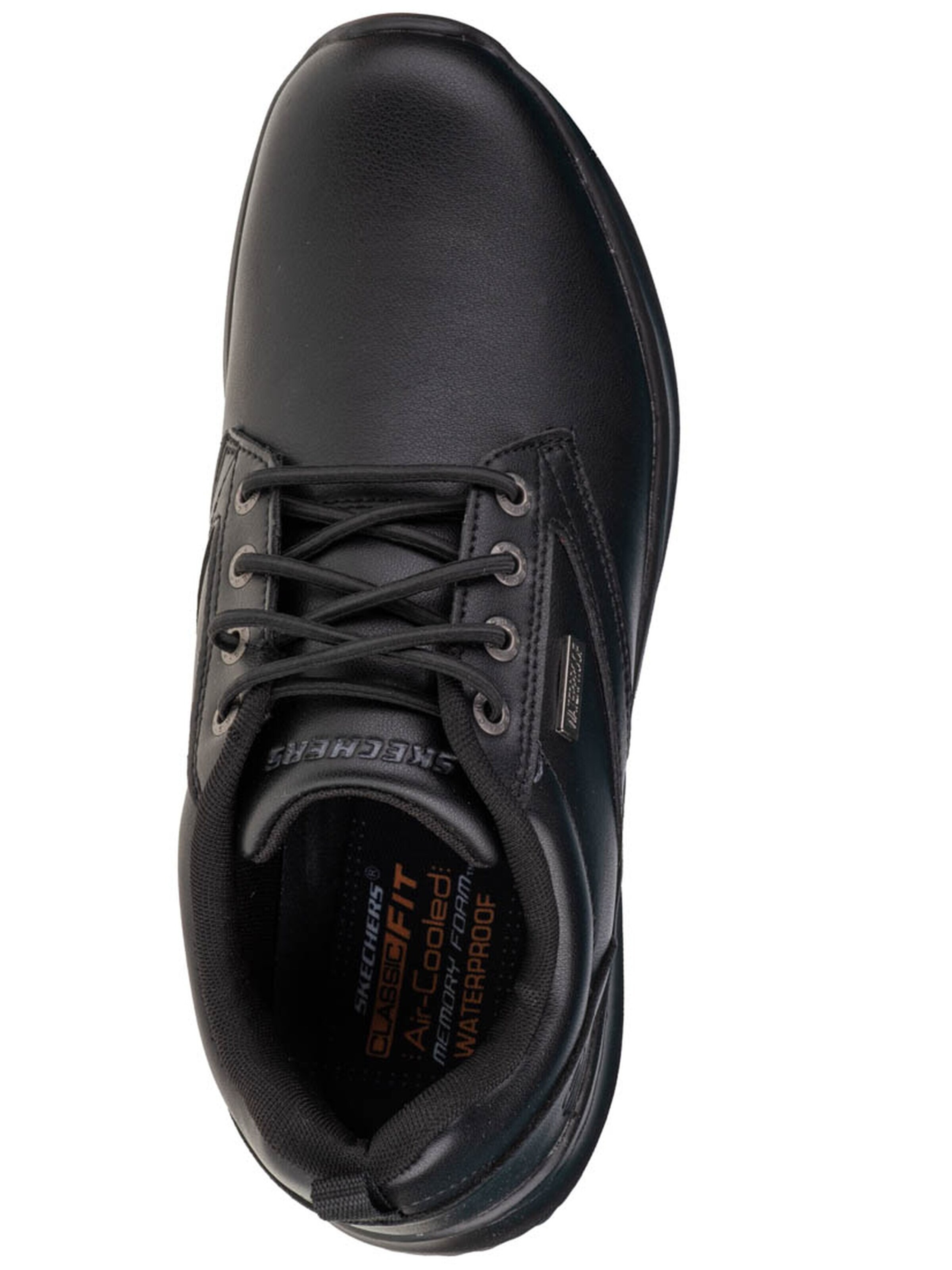 SKECHERS Sportlicher Schnürschuh 'Delson Antigo'‌‌‌‌‌ in Schwarz