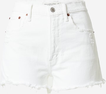 Abercrombie & Fitch Regular Jeans in White: front