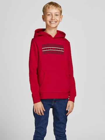 Jack & Jones Junior Regular fit Sweatshirt in Red: front