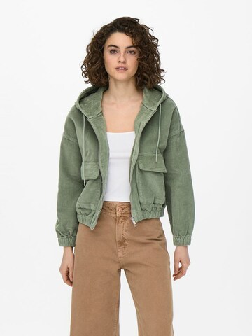 Veste mi-saison ONLY en vert : devant