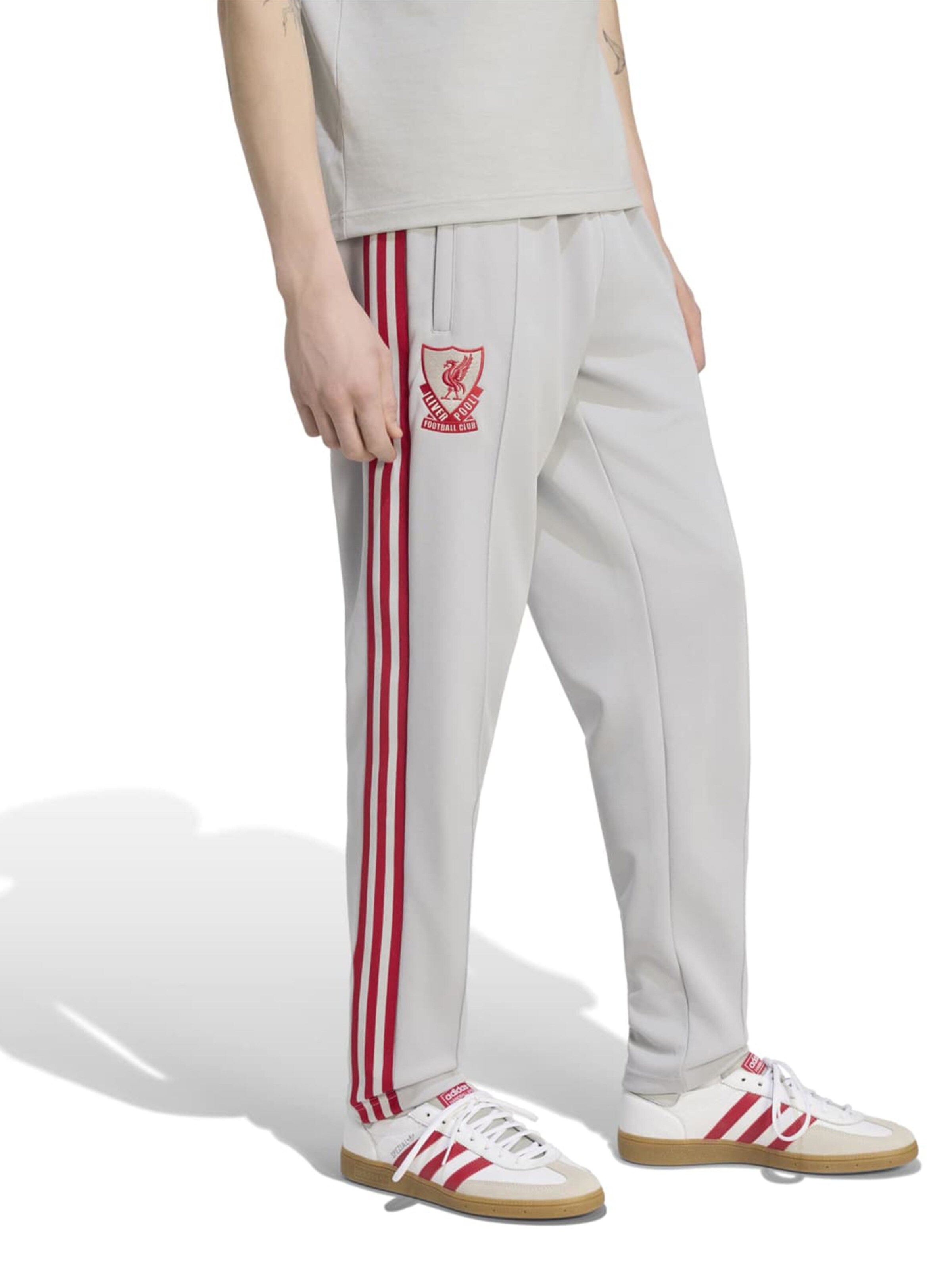 ADIDAS PERFORMANCE - regular Pantalón deportivo 'LFC OG2' en gris: frente