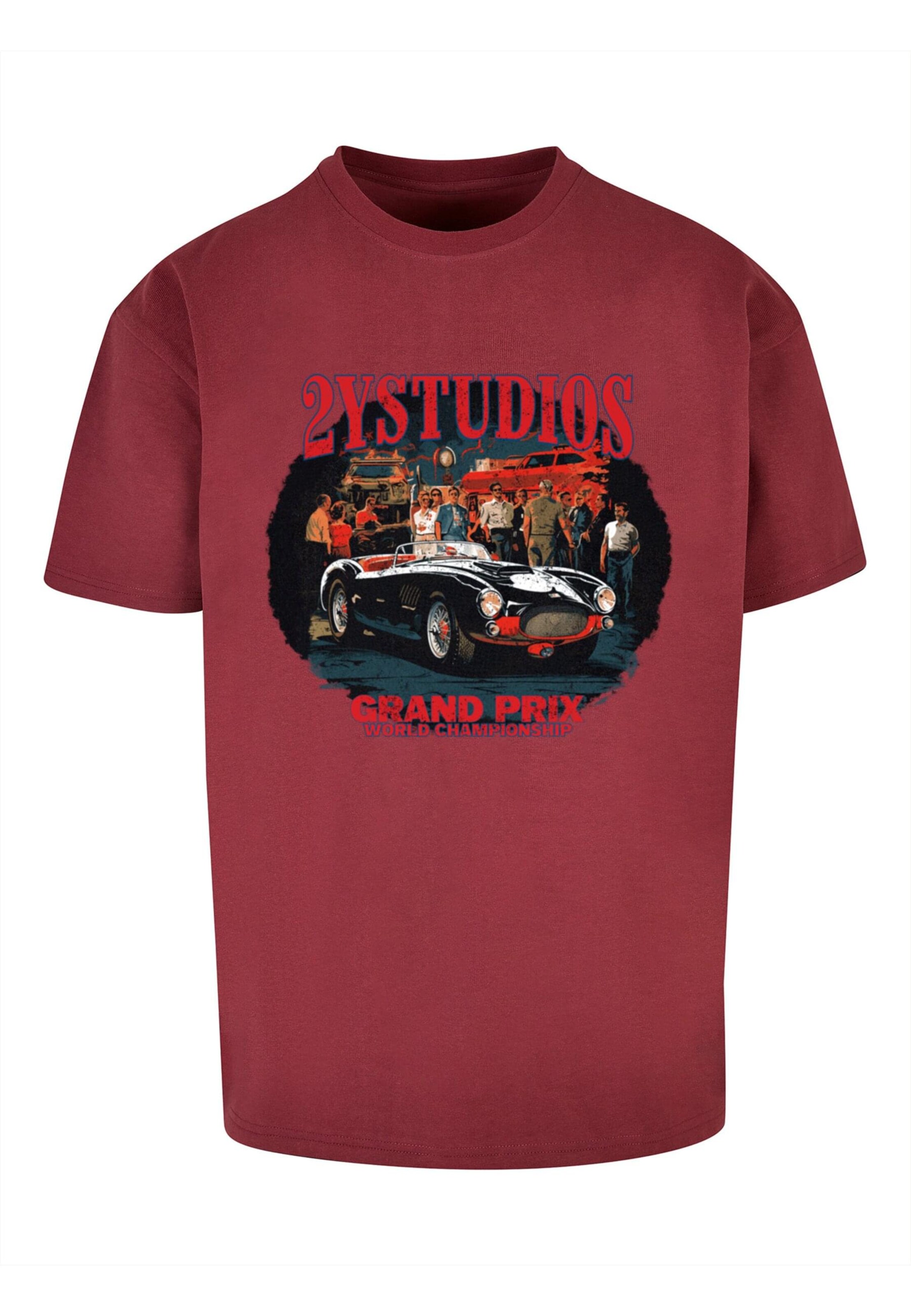 Maglietta 'WORLD CHAMPIONSHIP' di 2Y Studios in rosso: frontale