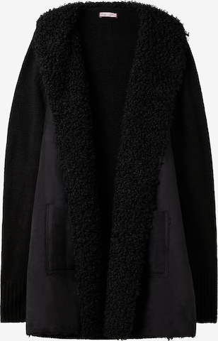 sheego by Joe Browns Knit Cardigan in Black: front