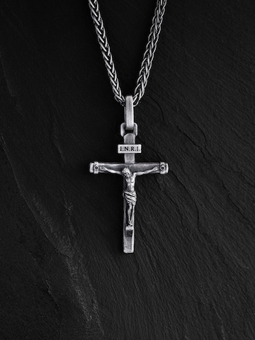REYTEL Anhänger 'CRUCIFIXION of JESUS. INRI'‌‌ in Silber: Vorderseite