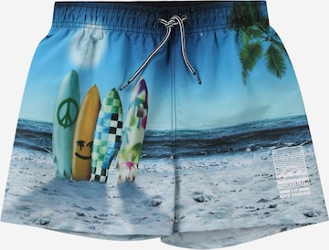 Molo Board Shorts 'Niko' in Blue: front