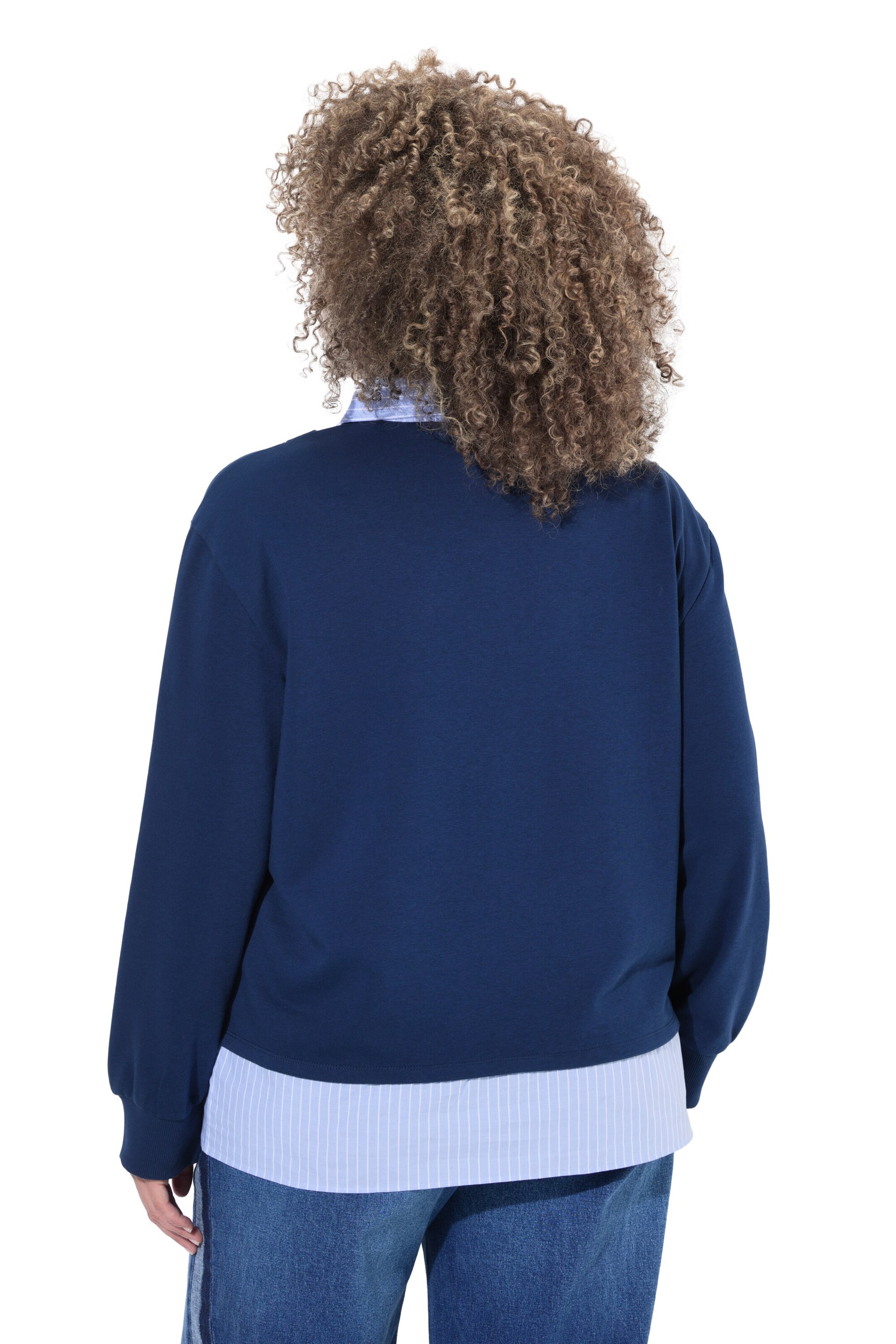 Ulla Popken Trui in Blauw