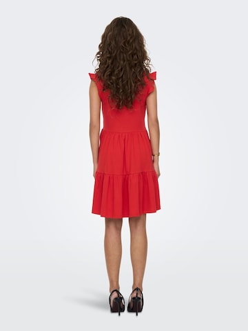 ONLY - Vestido 'May' em vermelho