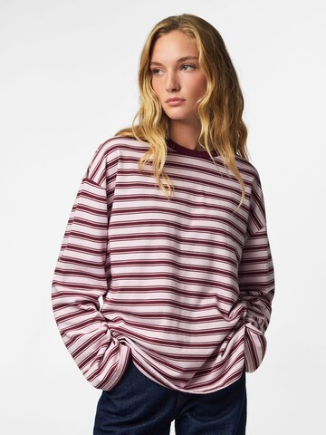 T-shirt 'PCSadie' PIECES en rouge : devant