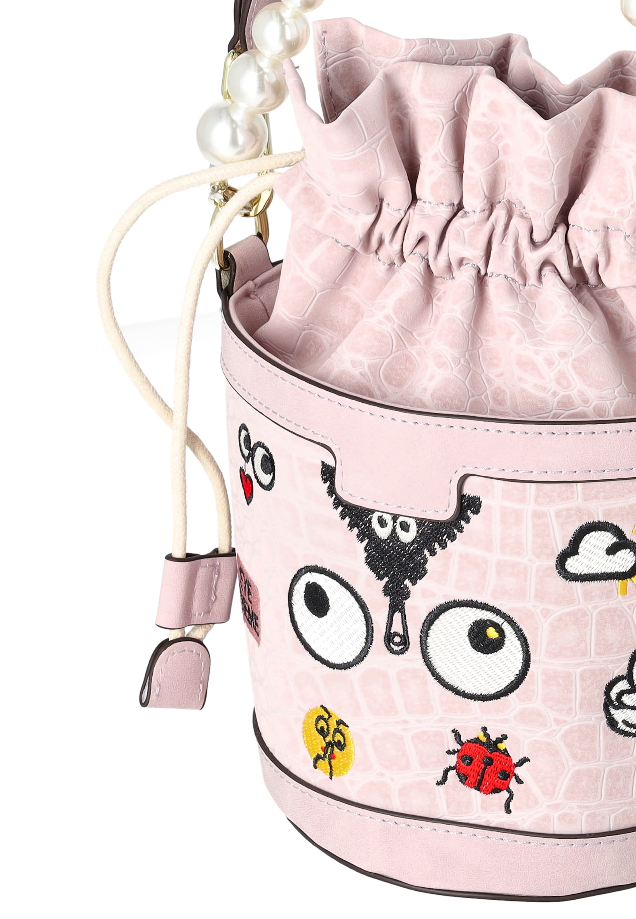MYMO - Bolso saco 'Pop Eyetheme' en rosa