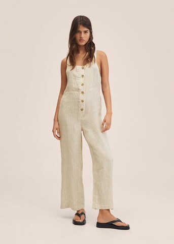 MANGO Jumpsuit 'Arizona' in Beige