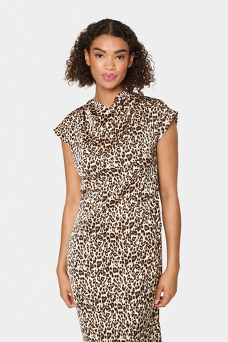 SAINT TROPEZ Dress 'Zovi' in Brown