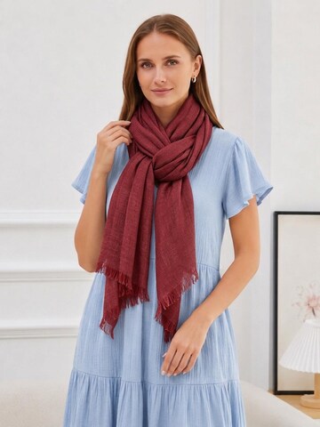 alberto cabale Scarf 'Everydays' in Red: front