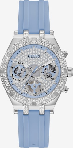 GUESS Analog watch 'Heiress' in Blue: front