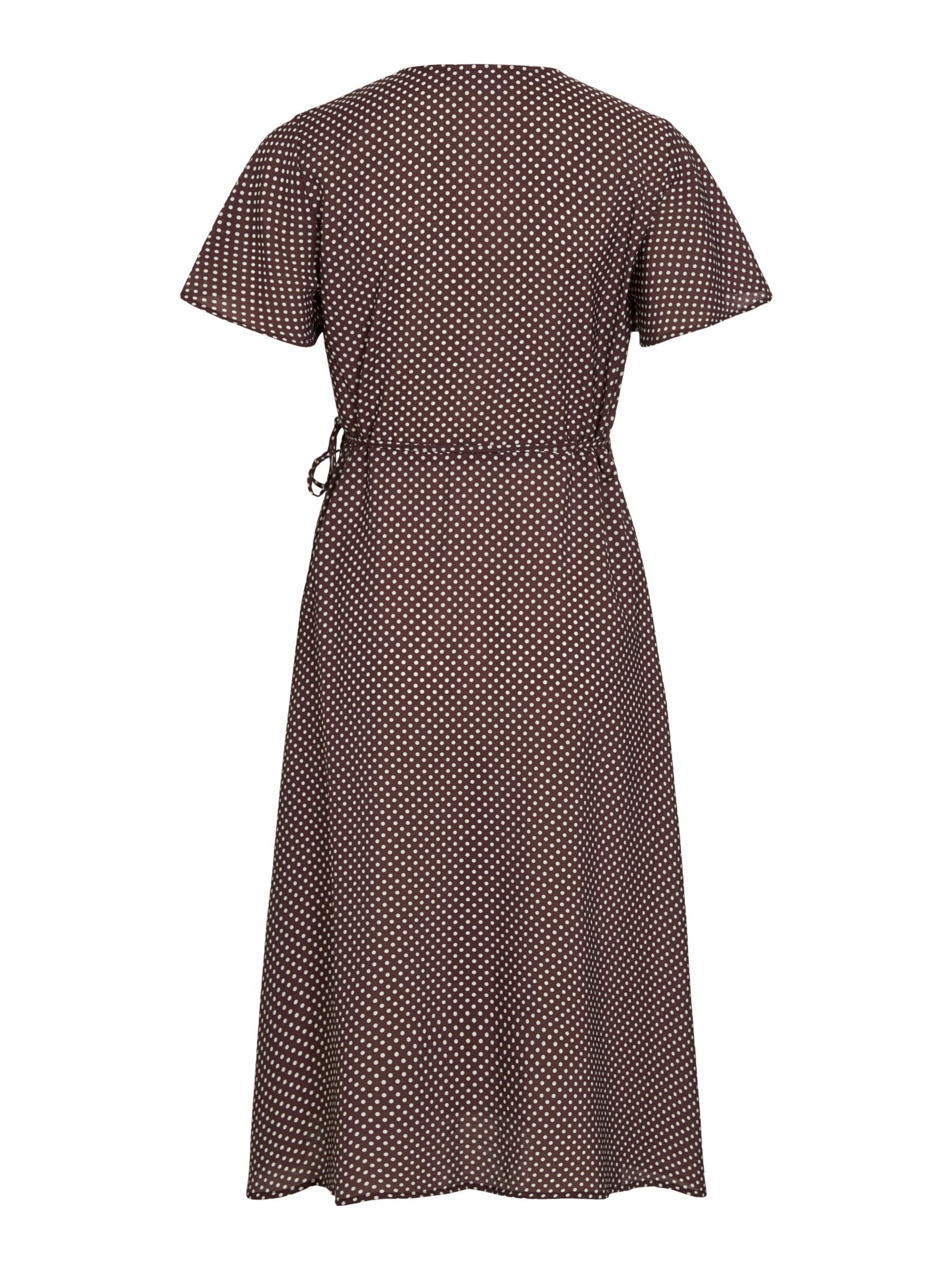 VILA Jurk 'VIKalia' in Bruin