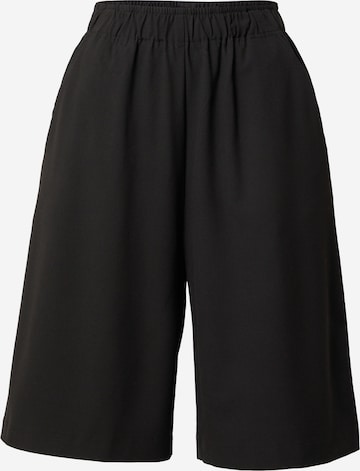 Loosefit Pantalon 'Lilja' MADS NORGAARD COPENHAGEN en noir : devant