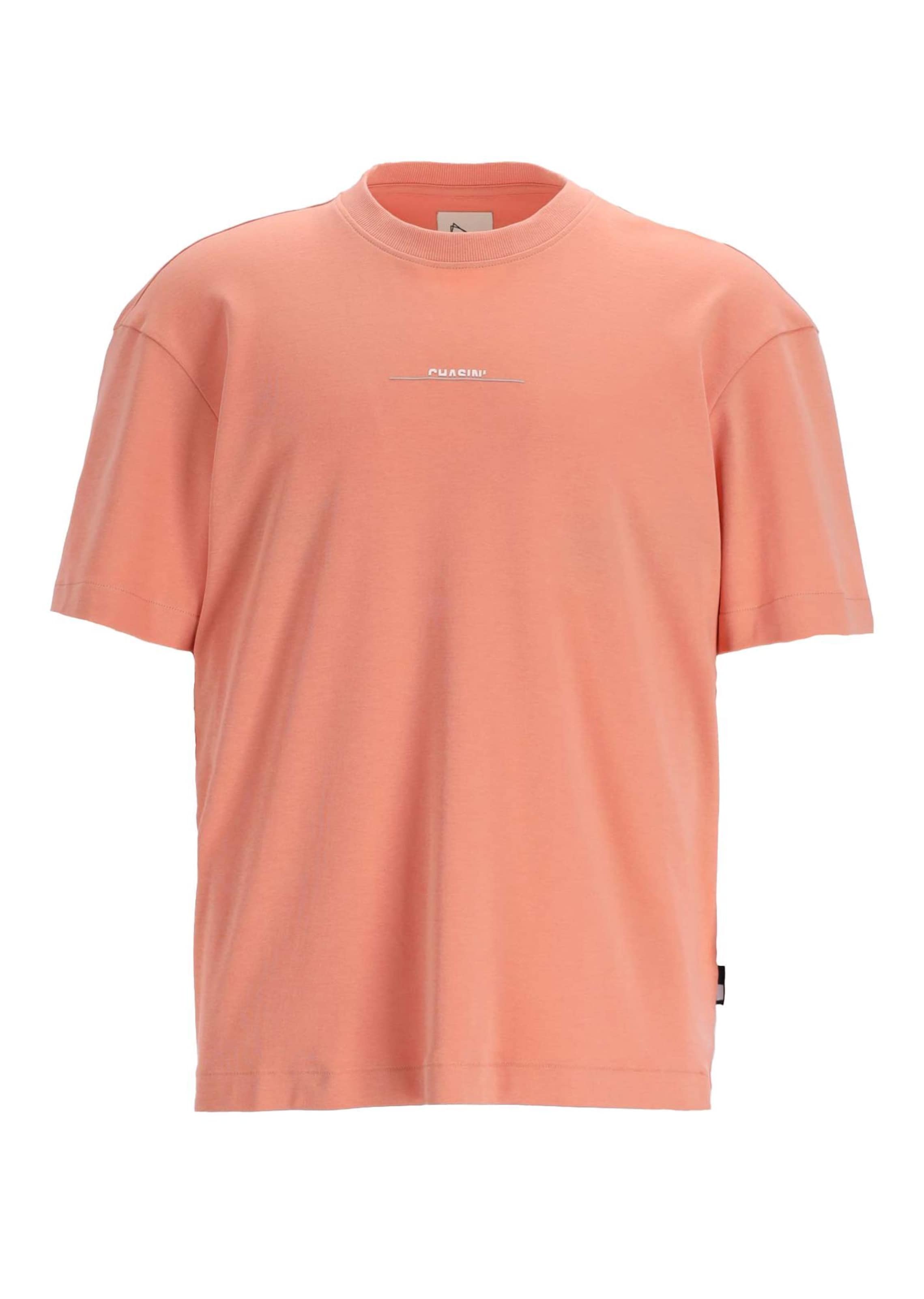 CHASIN' Shirt 'Swirl' in Orange: front
