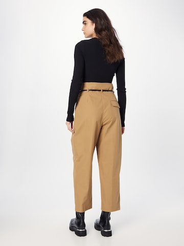 Loosefit Pantalon à pince 'ORIGAMI' 3.1 Phillip Lim en marron