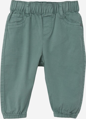 s.Oliver Tapered Broek in Groen: voorkant