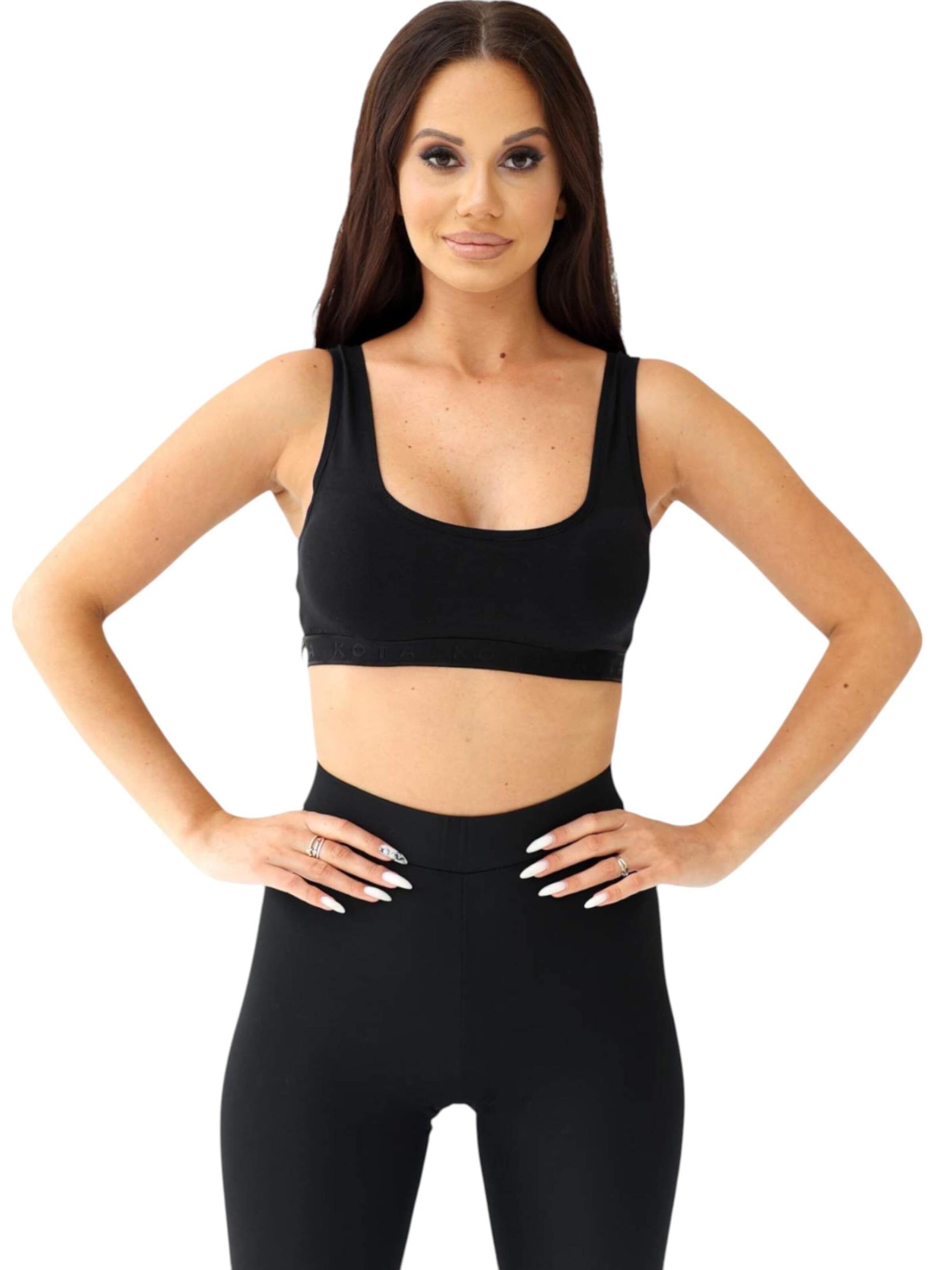 fashionshowcase Top 'PUSHVIBE' in Black