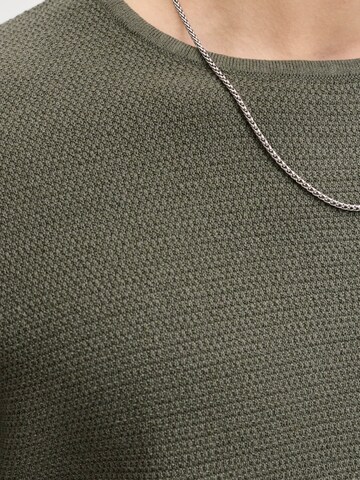 JACK & JONES Sweater 'JJEGEORGE' in Green