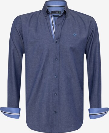 Sir Raymond Tailor Button Up Shirt 'Katnis' in Blue: front