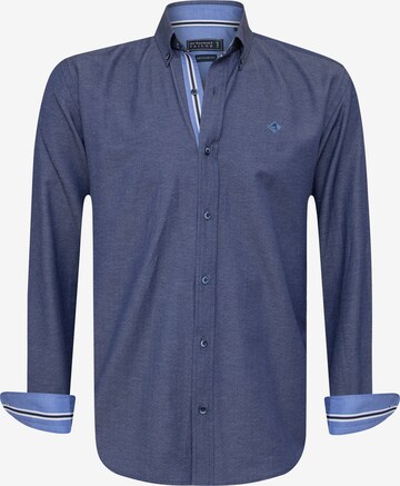 Sir Raymond Tailor Regular fit Button Up Shirt 'Katnis' in Blue: front