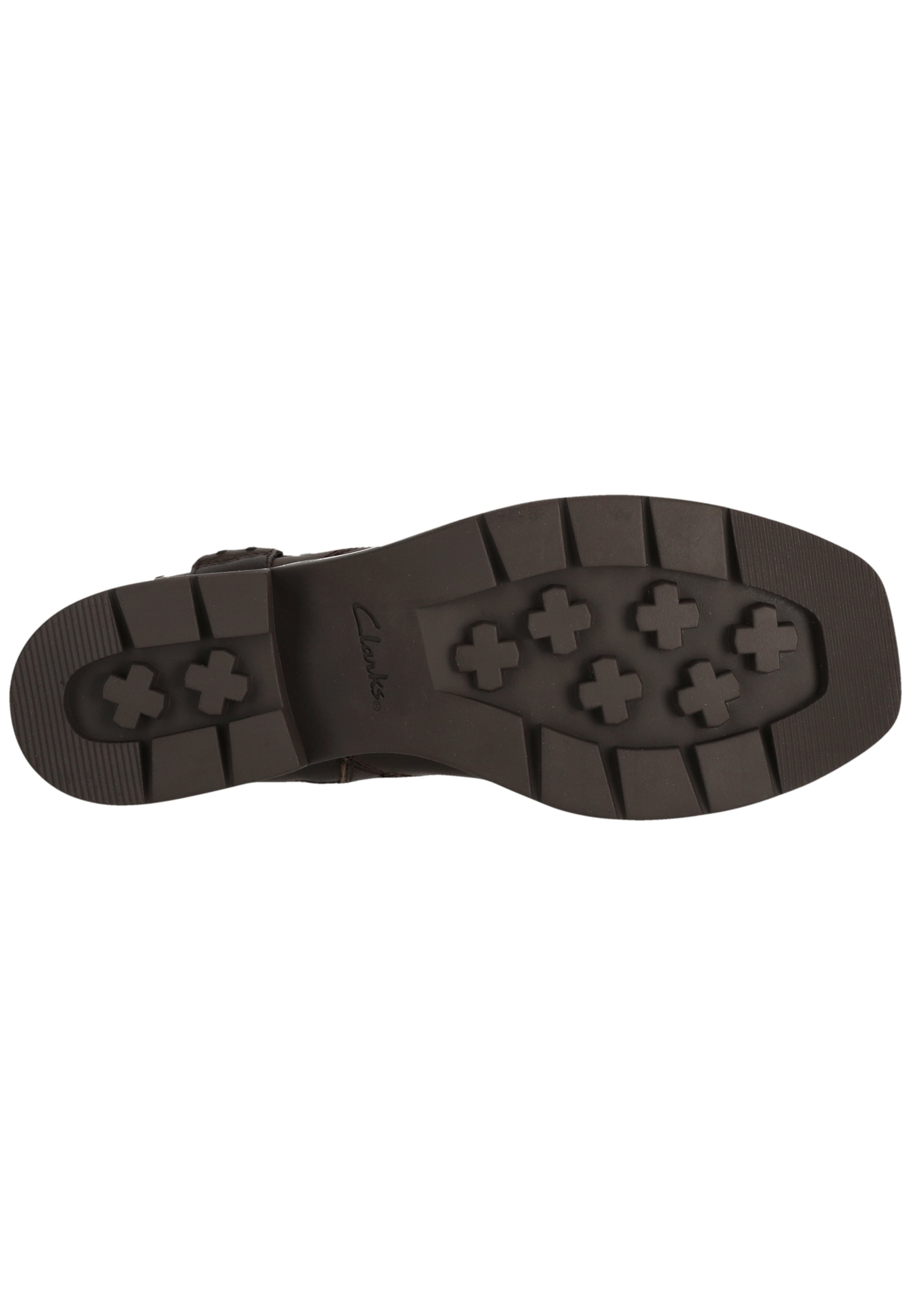 CLARKS Lederstiefel 'Rebelle Up' in Braun