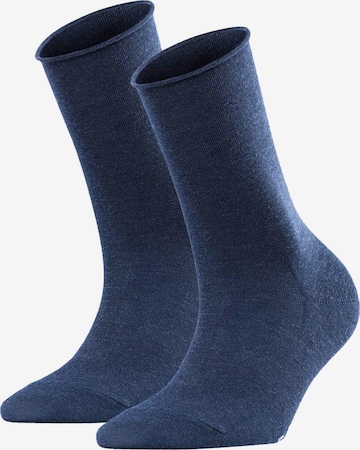 FALKE - Calcetines en azul: frente