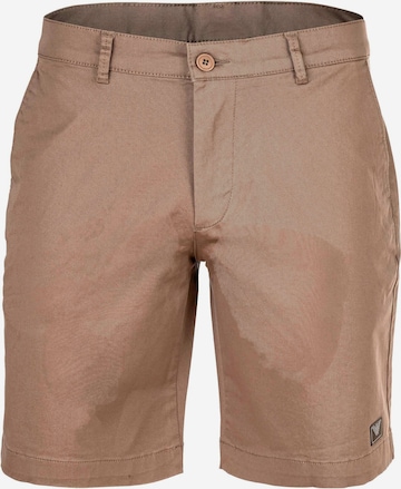 Regular Pantalon cargo Emporio Armani en marron : devant