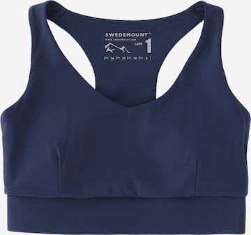 SWEDEMOUNT - Bustier Sujetador deportivo 'Move' en azul: frente