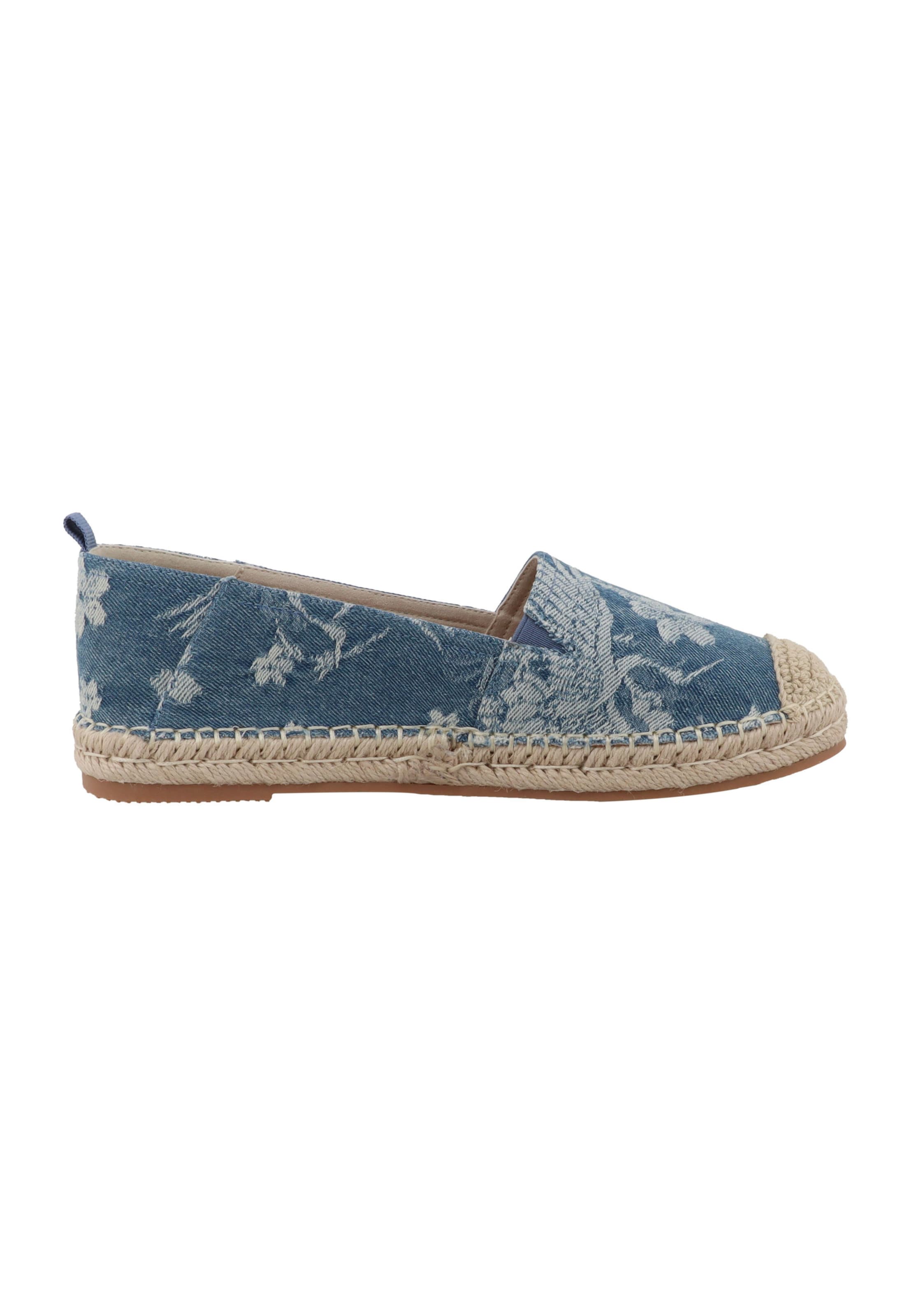 TOM TAILOR Espadrilky – modrá