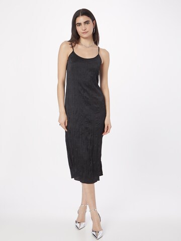 Monki - Vestido de verano en negro: frente