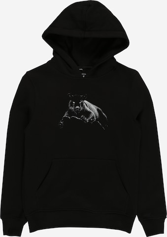 Mister Tee Sweatshirt 'Puma Pose' in Black: front