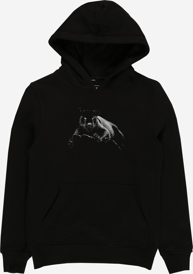 Bluză de molton 'Puma Pose' Mister Tee pe negru / alb, Vizualizare produs