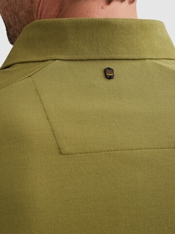 PME Legend Paita 'PME LEGEND - Polo shirt in piqué with stretch and flight pocket' värissä vihreä