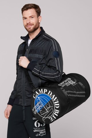 CAMP DAVID Shopper in Black: front