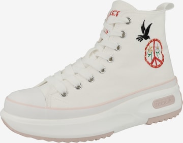 Baskets hautes '51IV901' Dockers by Gerli en blanc : devant