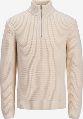 JACK & JONES Pullover in Beige: Vorderseite
