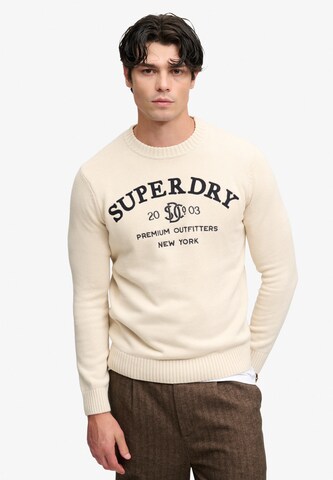 Superdry & Co Svetr – šedá: přední strana