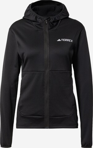 ADIDAS TERREX Athletic Jacket 'Xperior' in Black: front