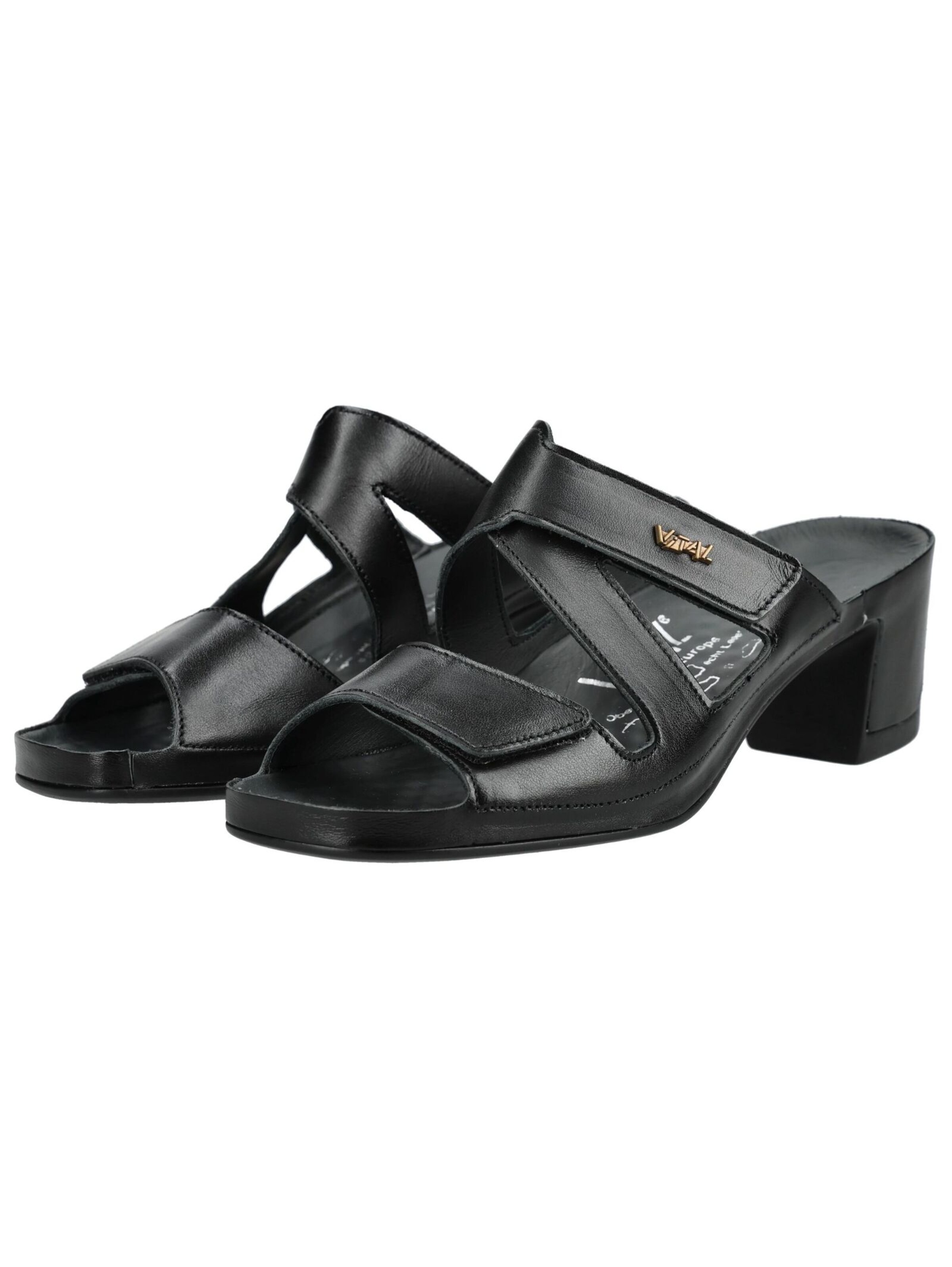 vital Pantolette in Schwarz