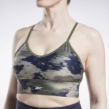 Reebok Bustier Sport bh in Groen