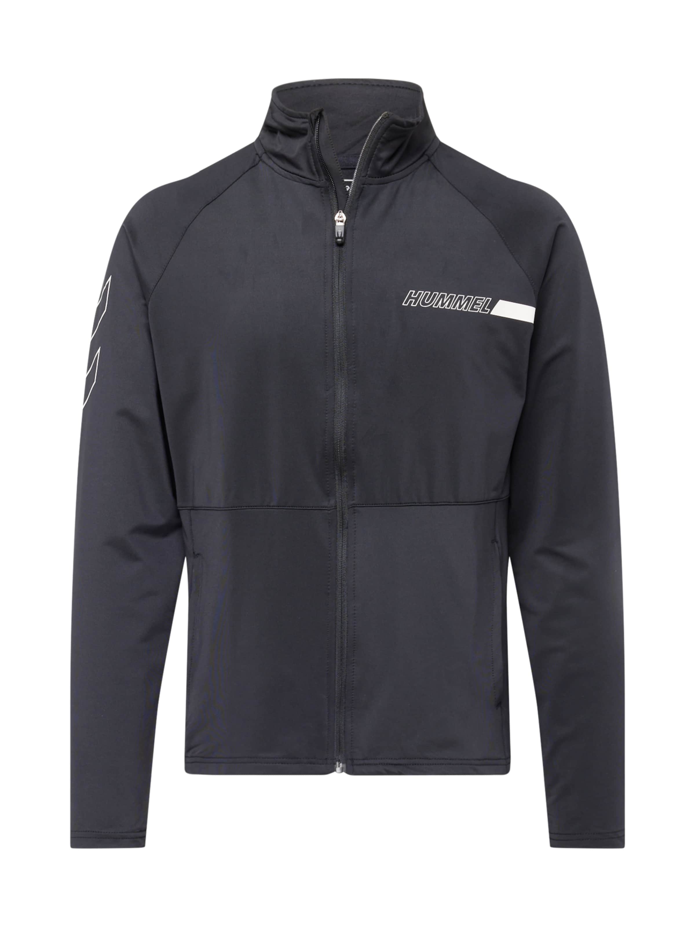 Hummel Sportsweatvest in Zwart: voorkant